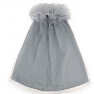 Cape with collar - Grey