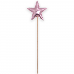 Magic wand stars - Pink PVC