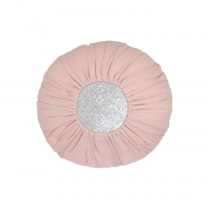 Linen ball cushion - Pink...