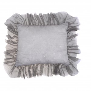 Ruffle rectangle pillow-...