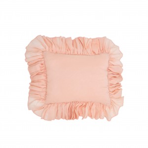 Ruffle rectangle pillow-...